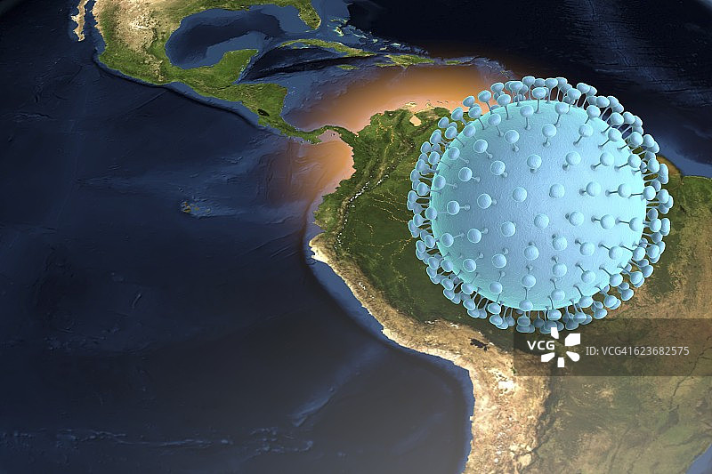 巴西寨卡病毒示意图片素材