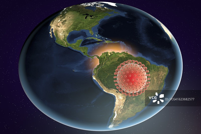 巴西寨卡病毒示意图片素材