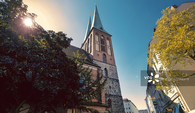 探索柏林尼古拉教堂图片素材