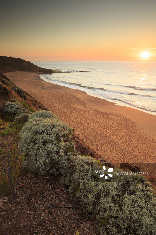 澳大利亚维多利亚州大洋路上的贝尔斯海滩图片素材
