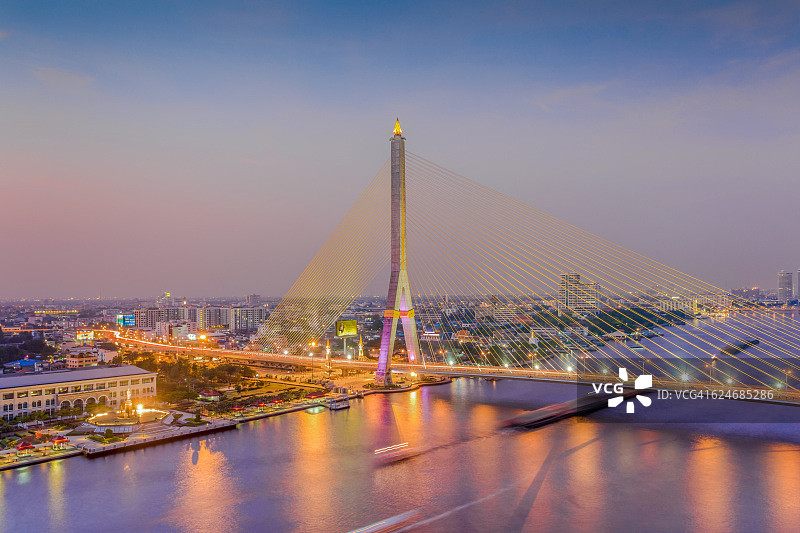 拉玛八世大桥图片素材