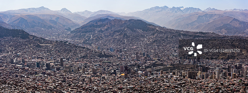 玻利维亚拉巴斯全景图图片素材