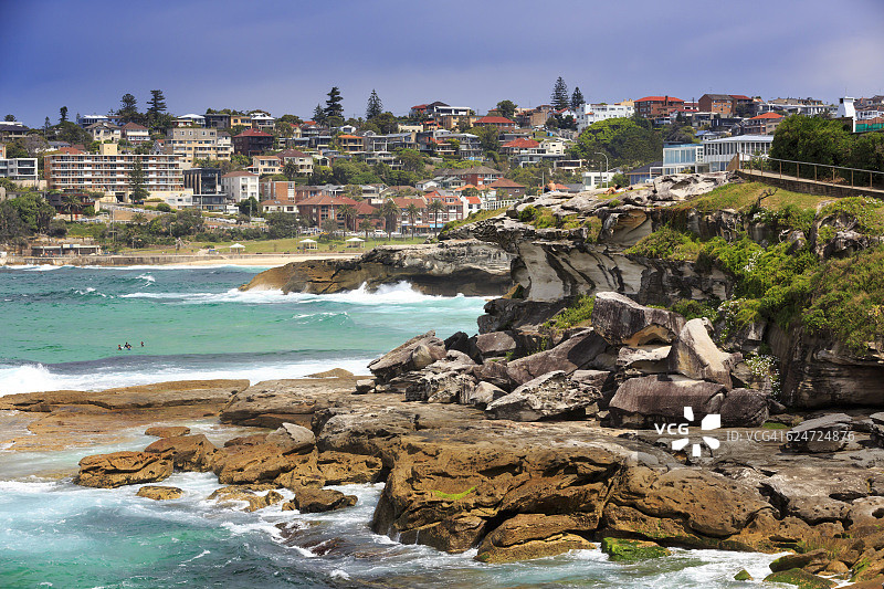 悉尼邦迪海滩住宅区图片素材