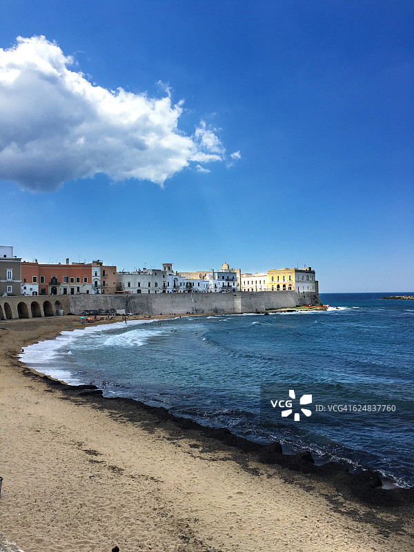 意大利加里波利海滩图片素材