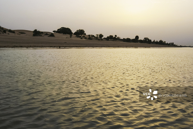 尼日尔河日落图片素材