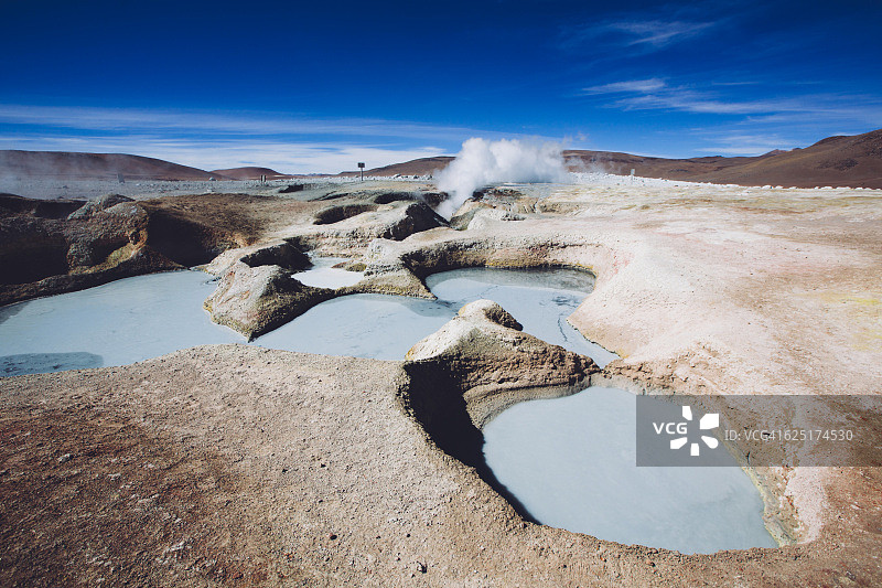 德拉玛尼雅间歇泉图片素材