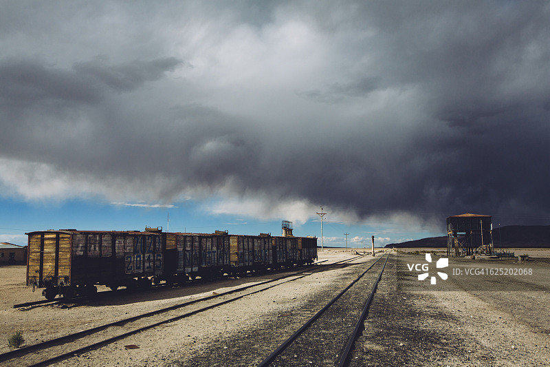 胡拉卡鬼镇火车站图片素材