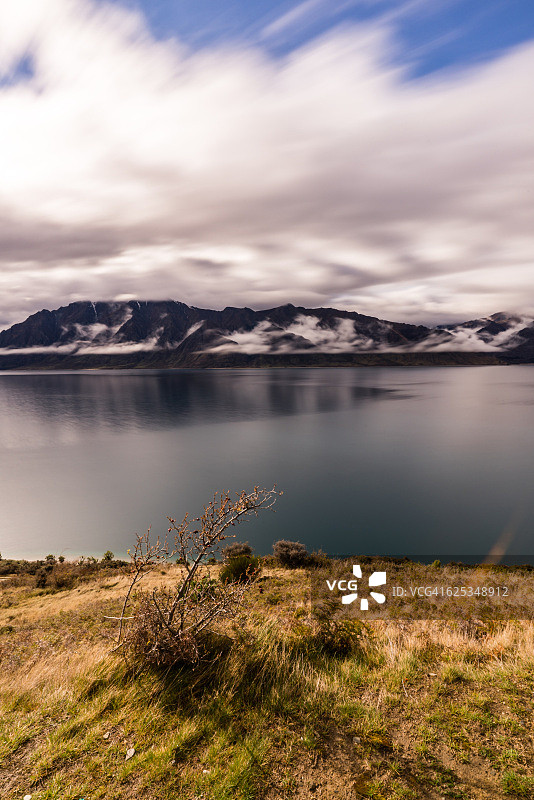 新西兰奥塔哥哈威亚湖图片素材