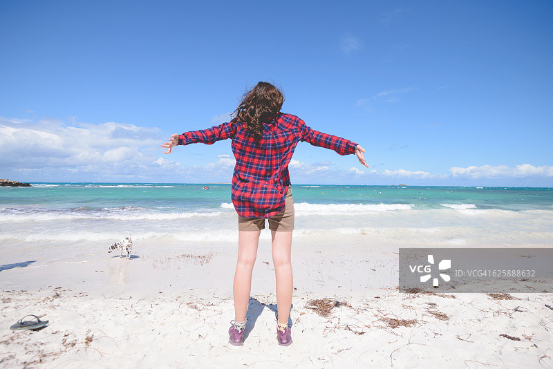 澳大利亚背包客图片素材