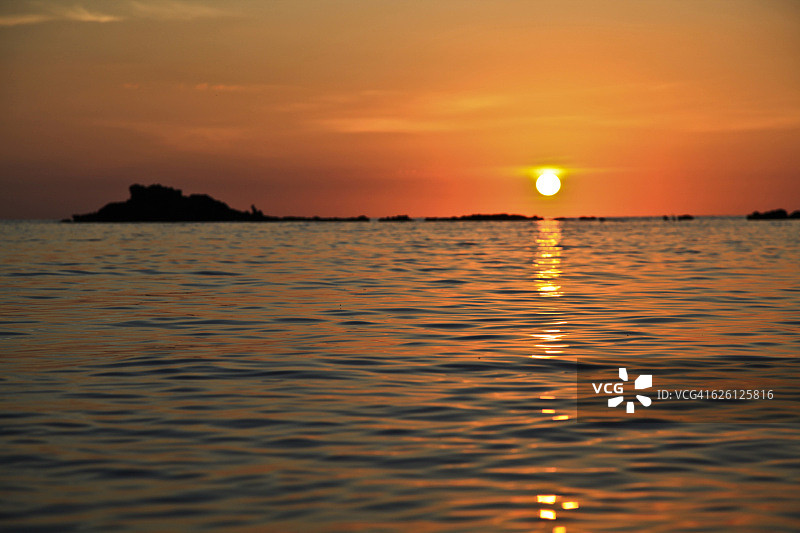 百慕大日落图片素材