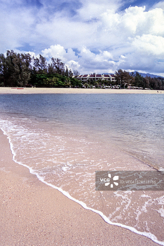 丹绒鲁海滩图片素材