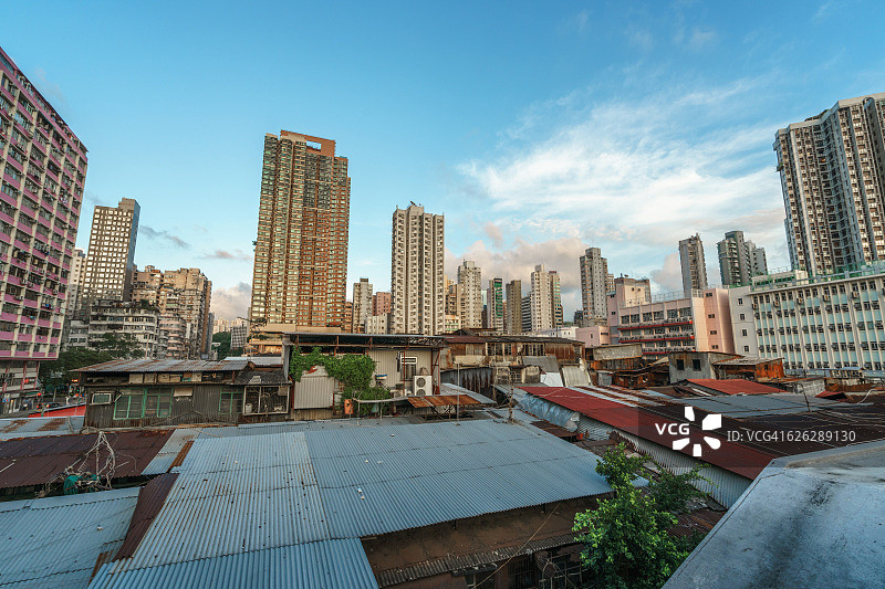 香港：过去与现在的交融图片素材