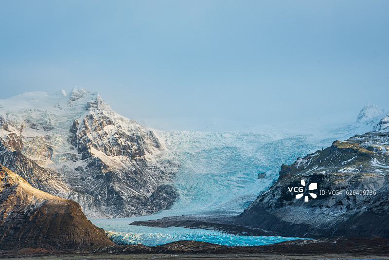 斯卡夫塔费尔冰川图片素材
