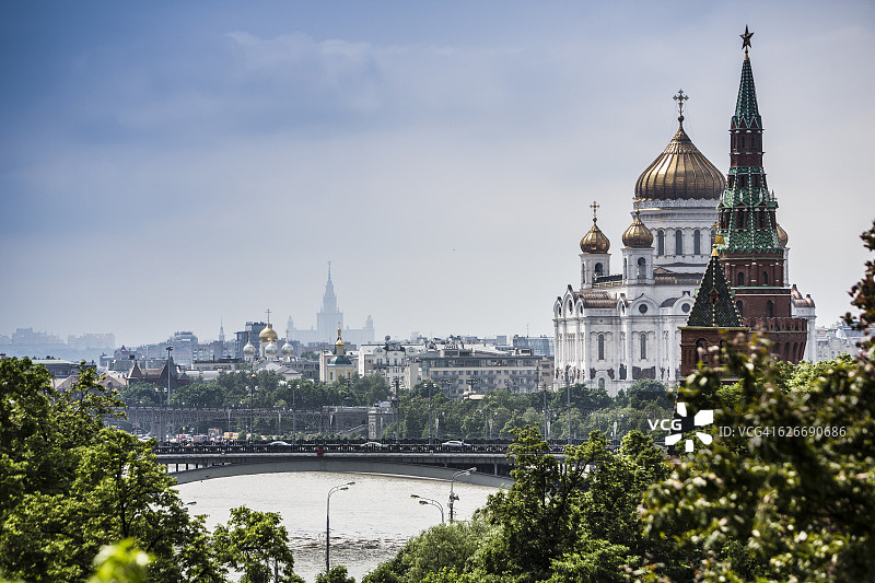 莫斯科河图片素材
