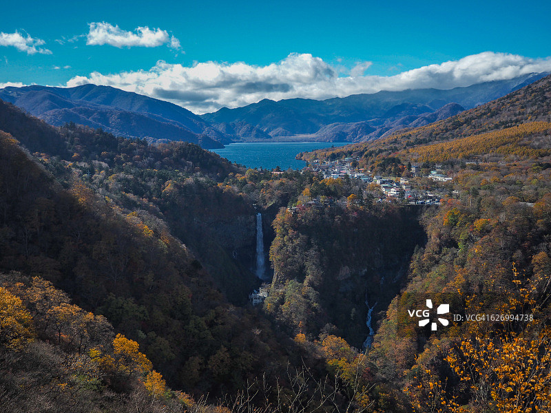 日本长野县黑部大坝景观图片素材