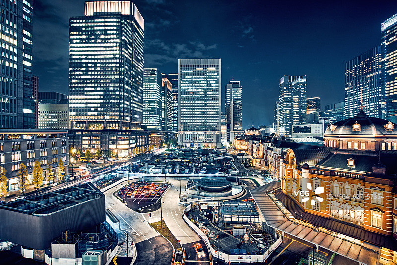 东京站城市景观图片素材