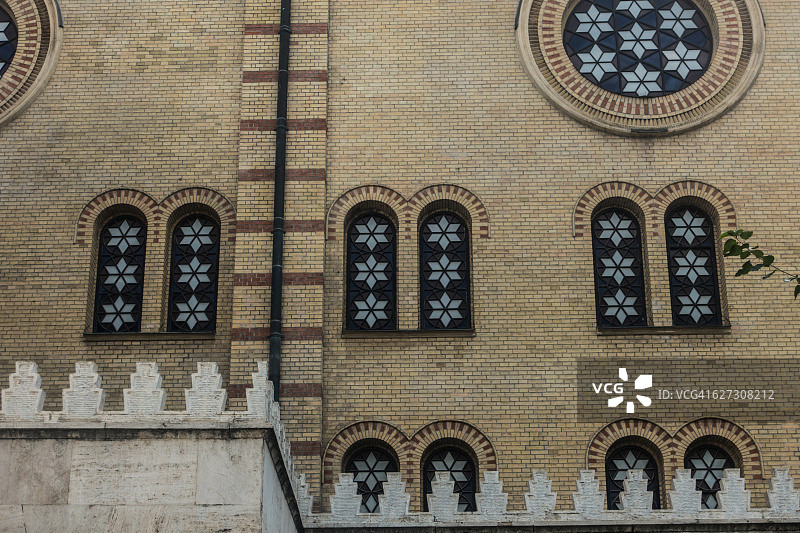 匈牙利布达佩斯：多哈街的大犹太教堂图片素材