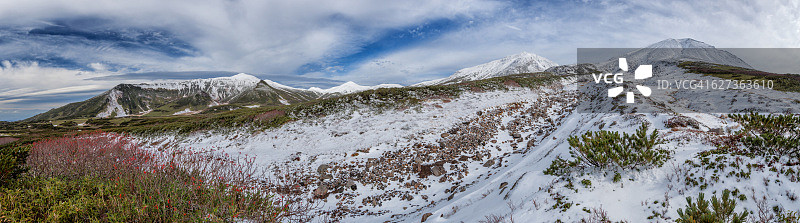 朝日山全景图片素材