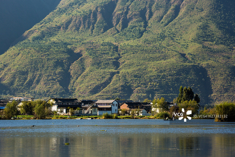 云南洱源西湖风光图片素材