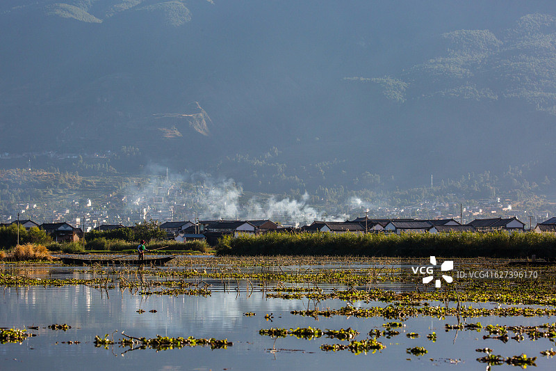 云南洱源西湖风光图片素材