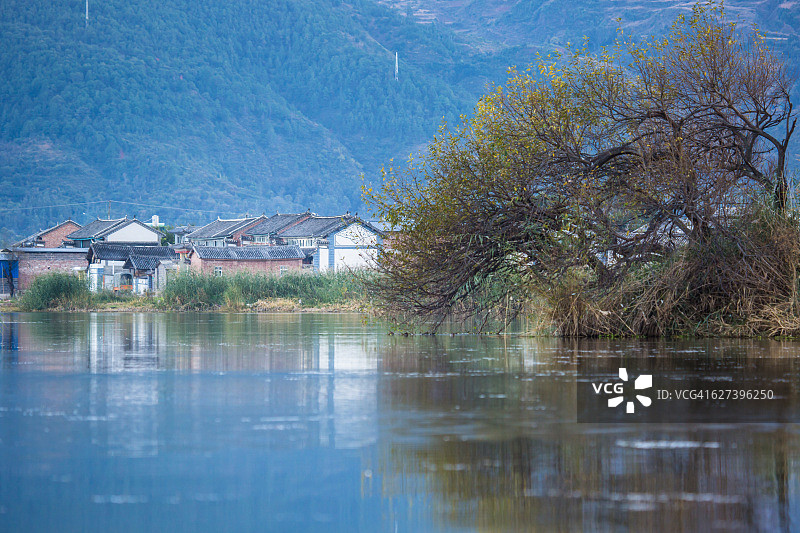 云南洱源西湖风光图片素材