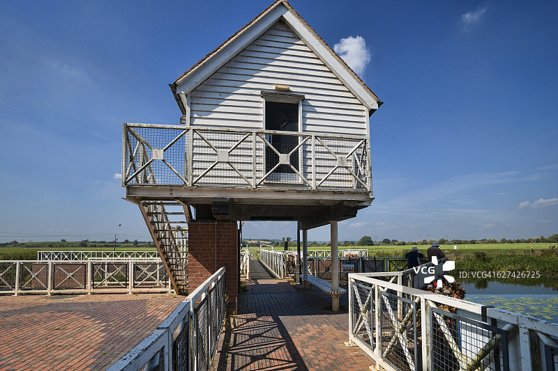 埃文河特克斯伯里磨坊池塘图片素材