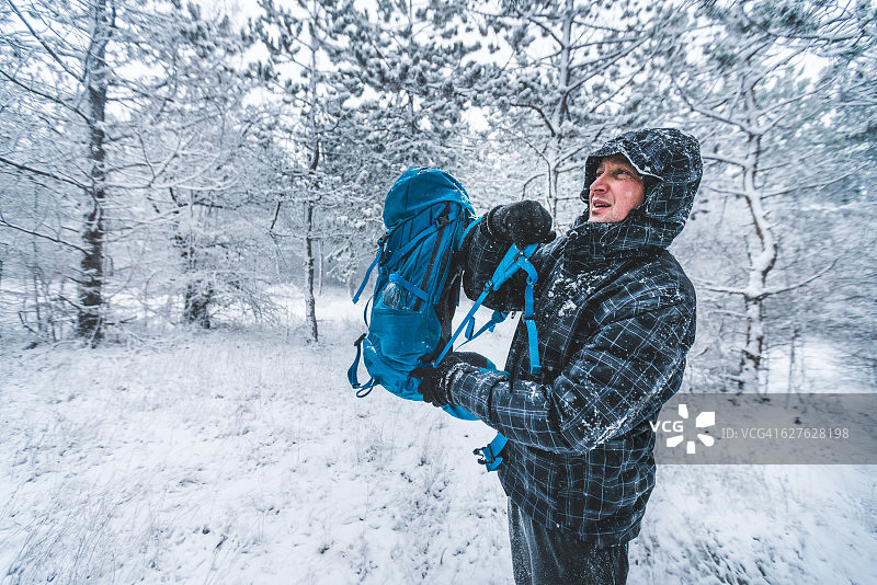 徒步旅行装备图片素材