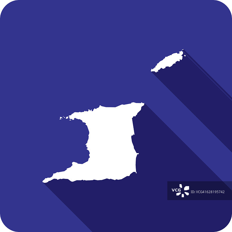 特立尼达和多巴哥图标轮廓图片素材