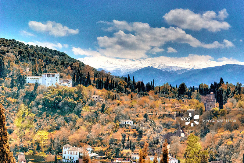 赫内拉利费宫 - 西班牙格拉纳达图片素材