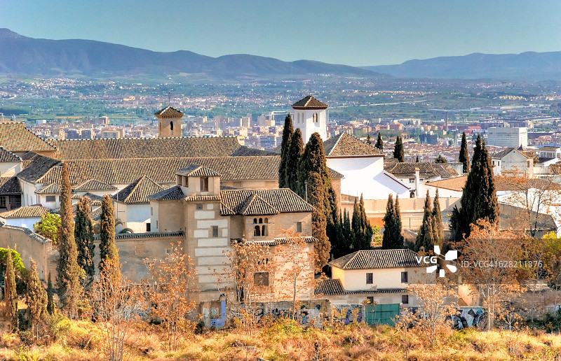 西班牙格拉纳达阿尔拜辛图片素材