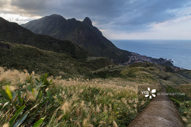 中国台湾东北部的秋景图片素材