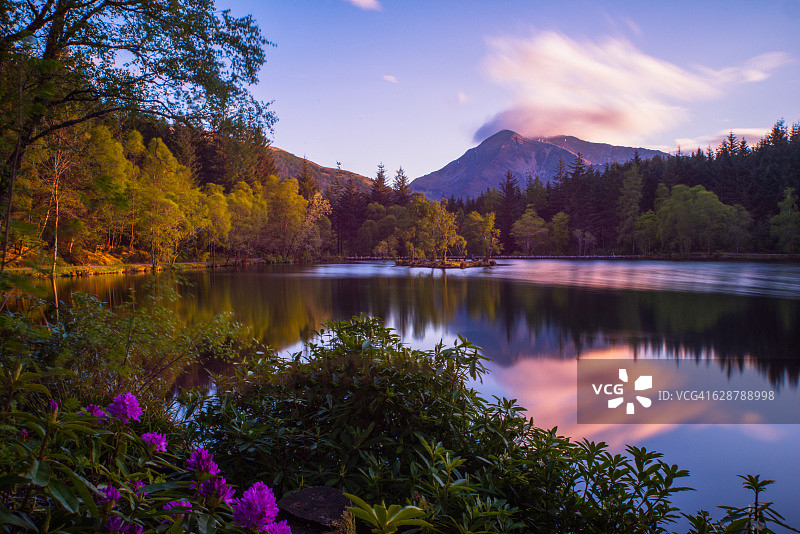 格伦科峡谷湖图片素材