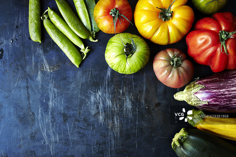 新鲜的有机蔬菜图片素材