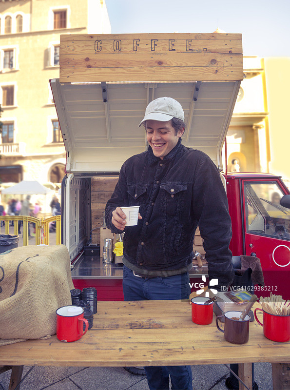 迷你餐车图片素材