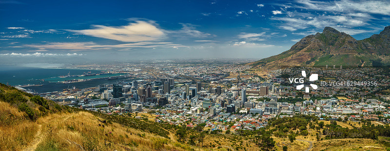 南非开普敦全景图片素材