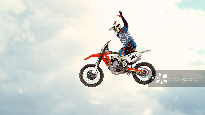 骑摩托车图片素材