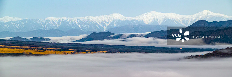 山中湖全景图片素材