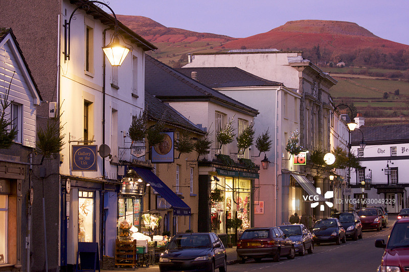 威尔士中部地区图片素材