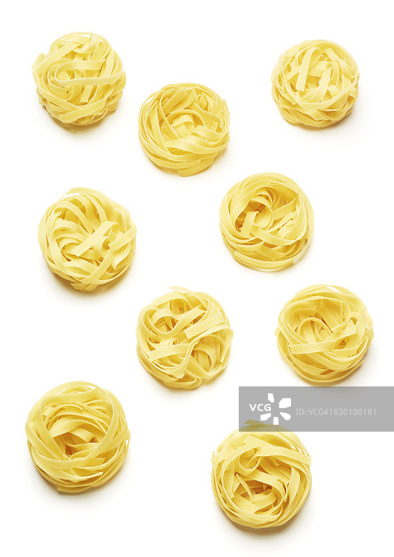 白底意大利扁面条图片素材