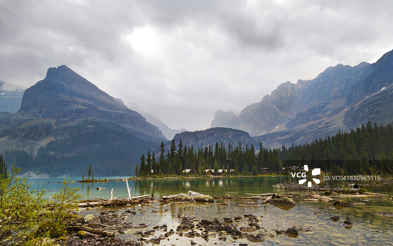 优鹤国家公园的欧哈拉湖图片素材