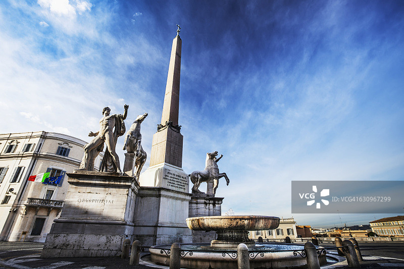 奎里纳莱宫的方尖碑图片素材