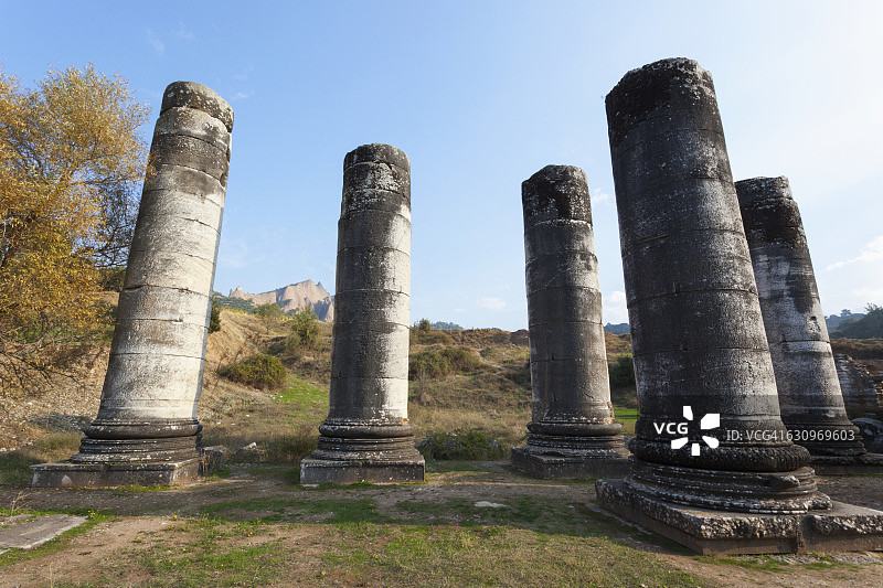 阿耳忒弥斯神庙的柱子图片素材
