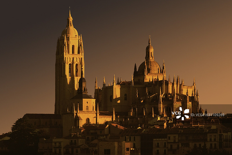 西班牙塞哥维亚大教堂图片素材