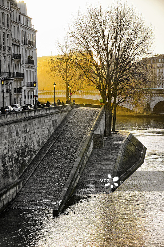 巴黎圣路易岛图片素材