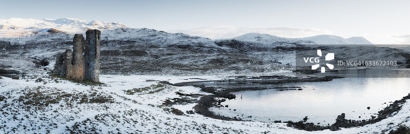 废弃的城堡图片素材