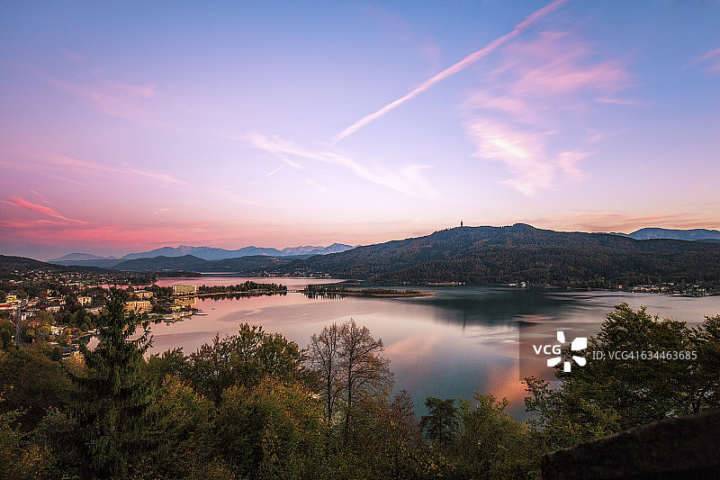奥地利克恩顿州珀奇察赫风光图片素材