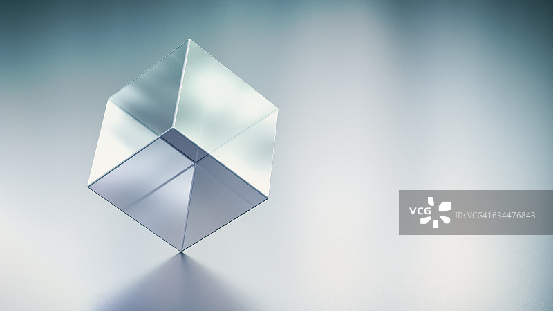 2.5D立方体平衡空间图片素材
