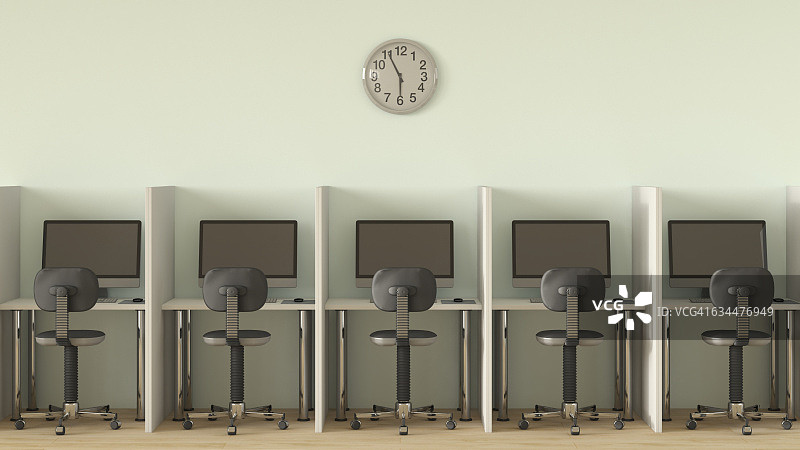 电脑办公场所图片素材