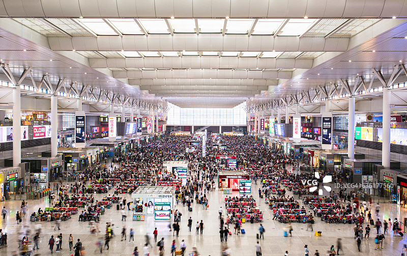 中国上海虹桥火车站图片素材