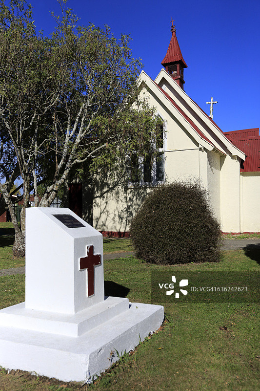 历史悠久的Te Ahurewa毛利教堂图片素材